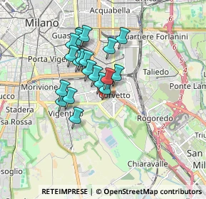 Mappa Via Comacchio, 20139 Milano MI, Italia (1.3525)