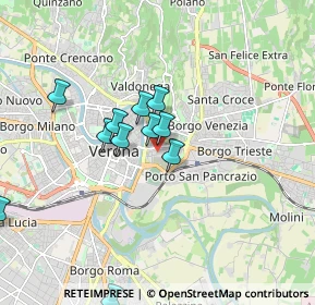 Mappa Viale Campofiore, 37129 Verona VR, Italia (1.61091)