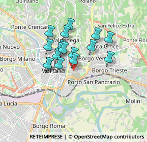 Mappa Viale Campofiore, 37129 Verona VR, Italia (1.34706)