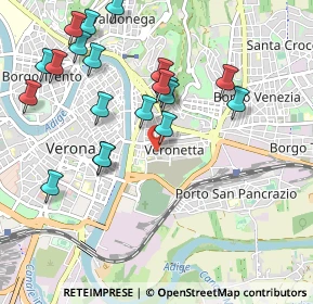 Mappa Viale Campofiore, 37129 Verona VR, Italia (1.0655)