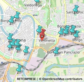 Mappa Viale Campofiore, 37129 Verona VR, Italia (1.2725)