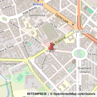 Mappa Via dei Panigarola,  2, 20139 Milano, Milano (Lombardia)