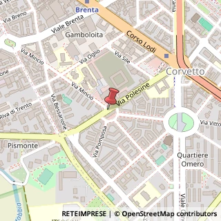 Mappa Piazzale Ferrara,  4, 20139 Milano, Milano (Lombardia)