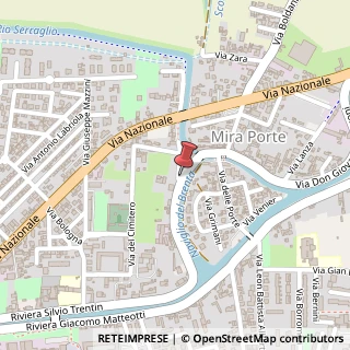 Mappa Via Don G. Minzoni, 31, 30034 Mira, Venezia (Veneto)