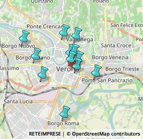 Mappa Piazzetta Municipio, 37121 Verona VR, Italia (1.33583)