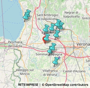 Mappa Via Italo Montemezzi, 37060 Sona VR, Italia (5.55182)