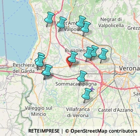Mappa Via Italo Montemezzi, 37060 Sona VR, Italia (6.43643)