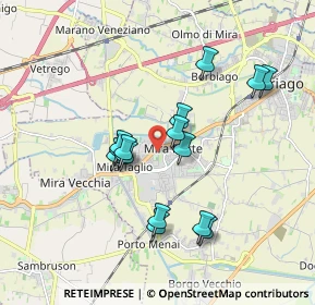 Mappa Via del Cimitero, 30034 Mira VE, Italia (1.6)