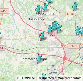 Mappa Via dell'Industria, 37060 Sona VR, Italia (6.125)
