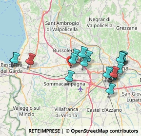 Mappa Via dell'Industria, 37060 Sona VR, Italia (7.867)