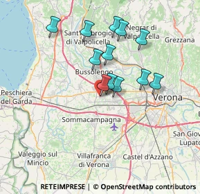Mappa Via dell'Industria, 37060 Sona VR, Italia (6.24583)