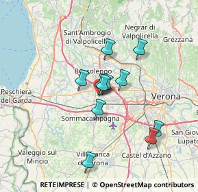 Mappa Via dell'Industria, 37060 Sona VR, Italia (5.43909)