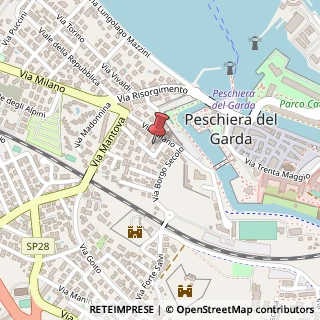 Mappa Via Milano, 9, 37012 Peschiera del Garda, Verona (Veneto)