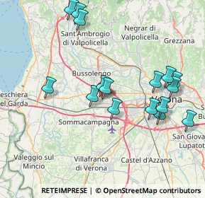 Mappa Via Lombardia, 37060 Lugagnano VR, Italia (8.02063)