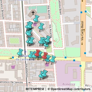 Mappa Via Privata Sant'Ampellio, 20141 Milano MI, Italia (0.0931)