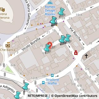 Mappa Via Orti Manara, 37121 Verona VR, Italia (0.118)