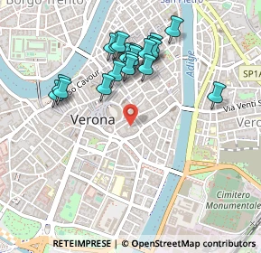 Mappa Via Orti Manara, 37121 Verona VR, Italia (0.46)
