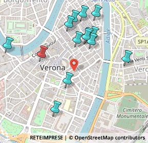 Mappa Via Orti Manara, 37121 Verona VR, Italia (0.52429)