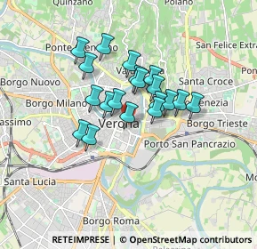Mappa Via Orti Manara, 37121 Verona VR, Italia (1.23158)