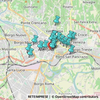 Mappa Via Don Enrico Tazzoli, 37100 Verona VR, Italia (1.112)