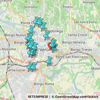 Mappa Via Orti Manara, 37121 Verona VR, Italia (1.6395)
