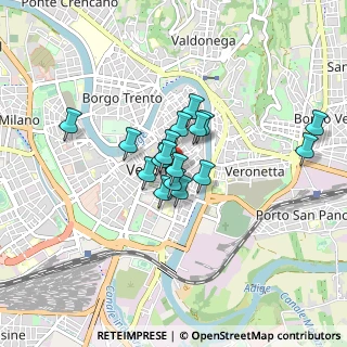 Mappa Via Don Enrico Tazzoli, 37100 Verona VR, Italia (0.58588)