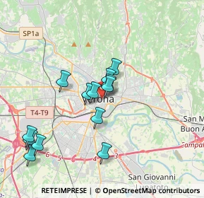 Mappa Via Orti Manara, 37121 Verona VR, Italia (3.38154)