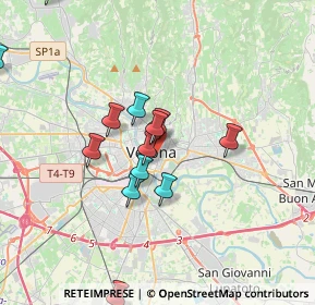 Mappa Via Orti Manara, 37121 Verona VR, Italia (4.07357)