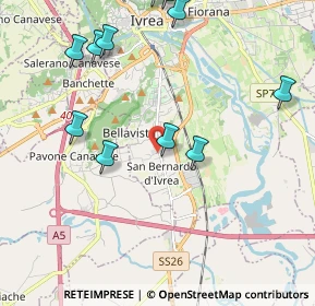 Mappa Strada Vicinale della Fornace, 10015 Ivrea TO, Italia (2.40091)