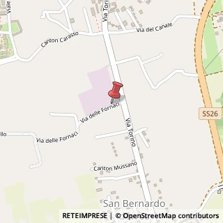 Mappa Strada Vicinale della Fornace, 10015 Ivrea, Torino (Piemonte)