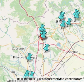 Mappa Strada Vicinale della Fornace, 10015 Ivrea TO, Italia (17.708)