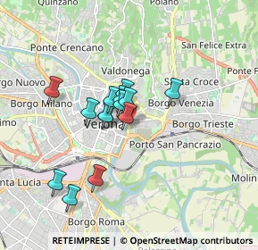 Mappa Lung'adige P.ta Vittoria, 37129 Verona VR, Italia (1.30643)
