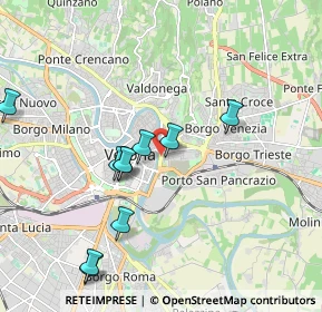 Mappa Lung'adige P.ta Vittoria, 37129 Verona VR, Italia (2.36417)