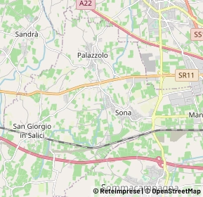 Mappa Via Val di Sandra, 37060 Sona VR, Italia (1.19545)