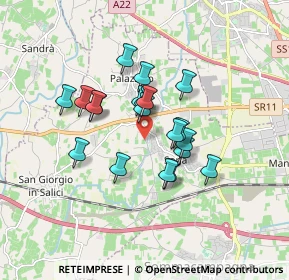 Mappa Via Val di Sandra, 37060 Sona VR, Italia (1.313)