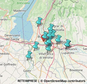 Mappa Via Val di Sandra, 37060 Sona VR, Italia (8.94)