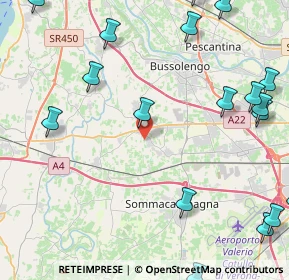 Mappa Via Val di Sandra, 37060 Sona VR, Italia (6.54)