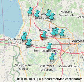 Mappa Via Val di Sandra, 37060 Sona VR, Italia (6.43429)