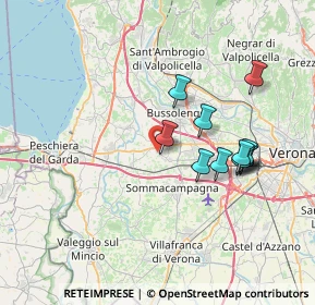 Mappa Via Val di Sandra, 37060 Sona VR, Italia (6.61545)