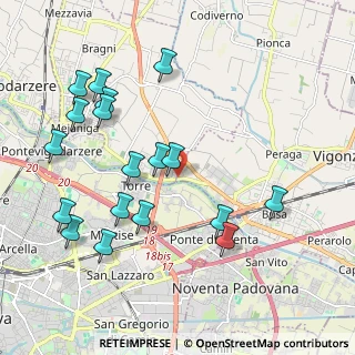 Mappa Via Trevisan, 35129 Padova PD, Italia (2.22)