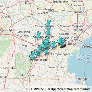 Mappa Via Trevisan, 35129 Padova PD, Italia (8.985)