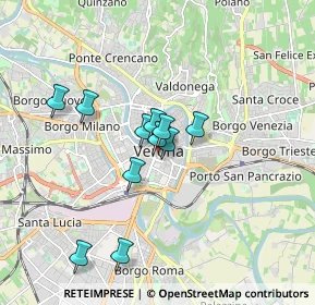 Mappa P. Bra', 37121 Verona VR, Italia (1.34)