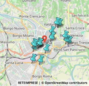 Mappa P. Bra', 37121 Verona VR, Italia (1.2415)