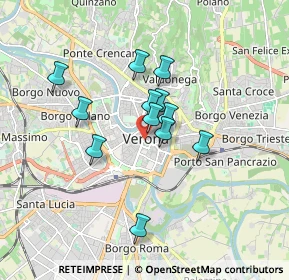 Mappa P. Bra', 37121 Verona VR, Italia (1.32667)