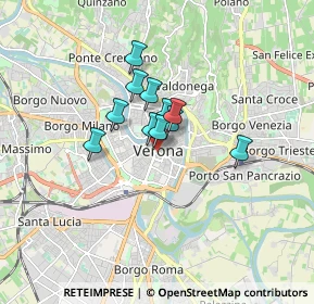 Mappa P. Bra', 37121 Verona VR, Italia (1.00364)