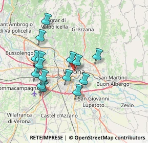 Mappa P. Bra', 37121 Verona VR, Italia (6.506)