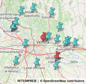Mappa P. Bra', 37121 Verona VR, Italia (8.8925)