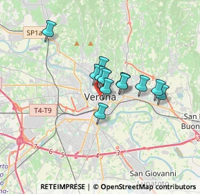 Mappa P. Bra', 37121 Verona VR, Italia (2.24167)