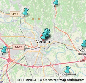 Mappa P. Bra', 37121 Verona VR, Italia (2.97154)