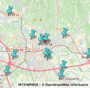 Mappa P. Bra', 37121 Verona VR, Italia (4.53083)